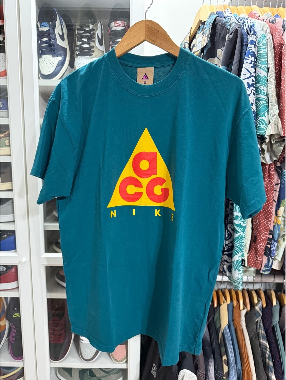 Vintage Nike ACG Big Logo T-shirt - Teal